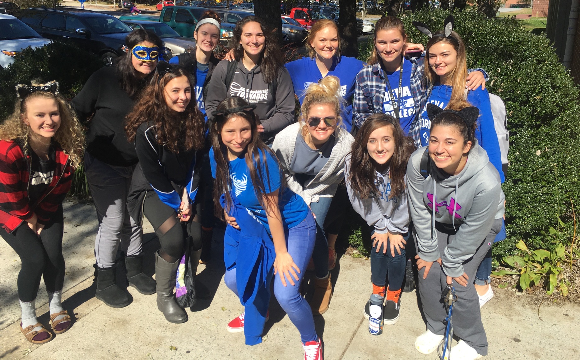Brevard College Student-Athletes "Trick Or Treat" For Those in Need