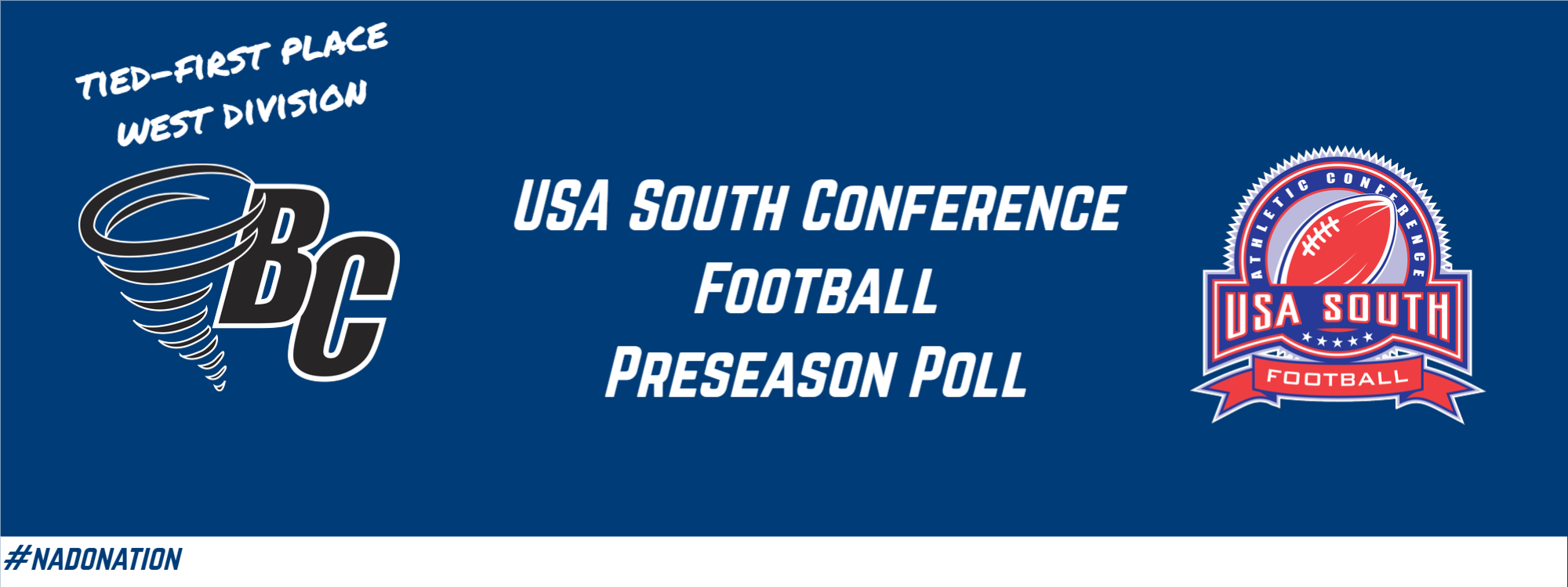 Brevard Football Picked as Preseason Co-Favorites in USA South West Division