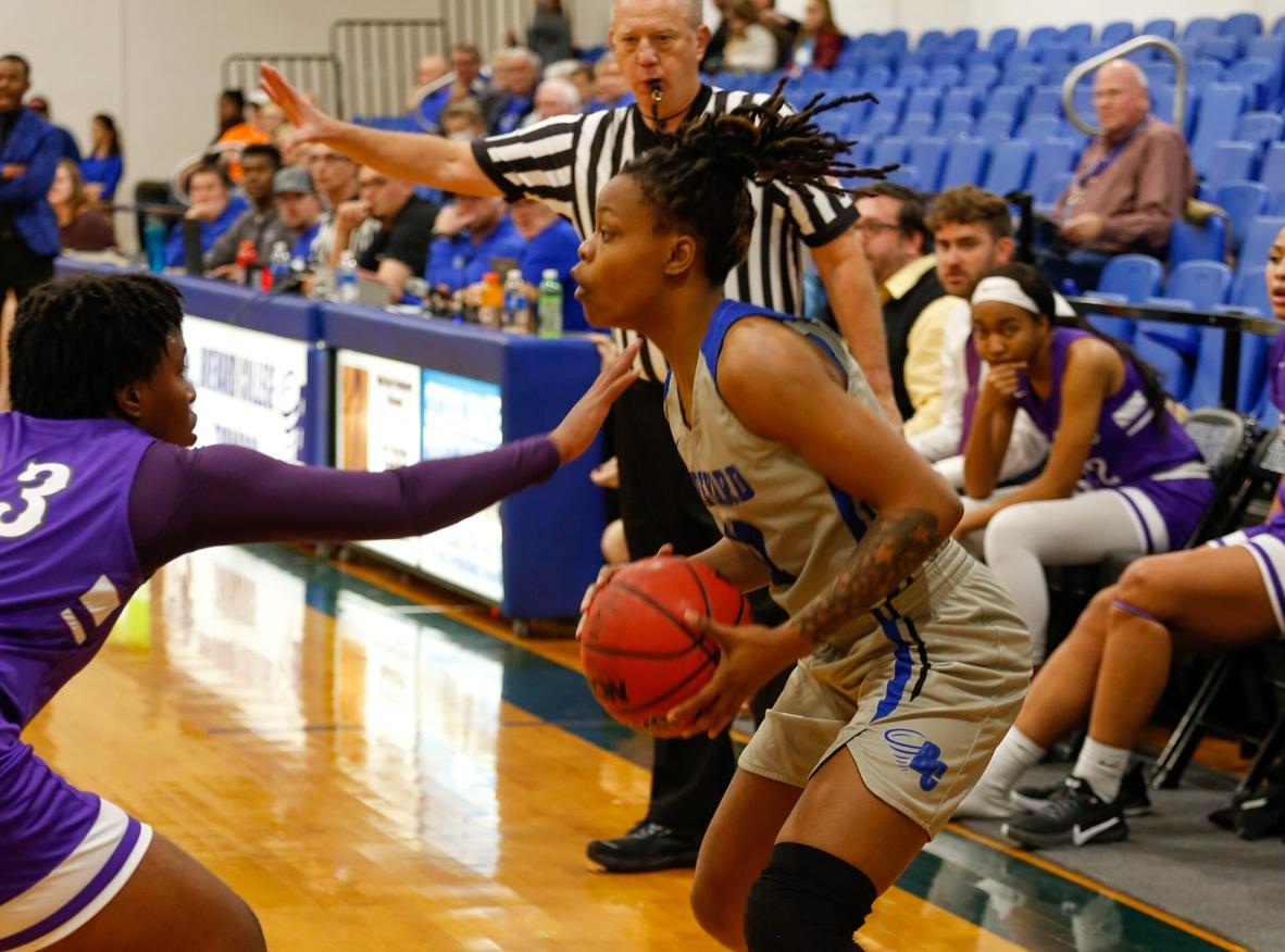 Melvia Seymore and the Tornados will return home for the first time in a month and search for victory against Agnes Scott College on Wednesday (Photo courtesy of Victoria Brayman '22).