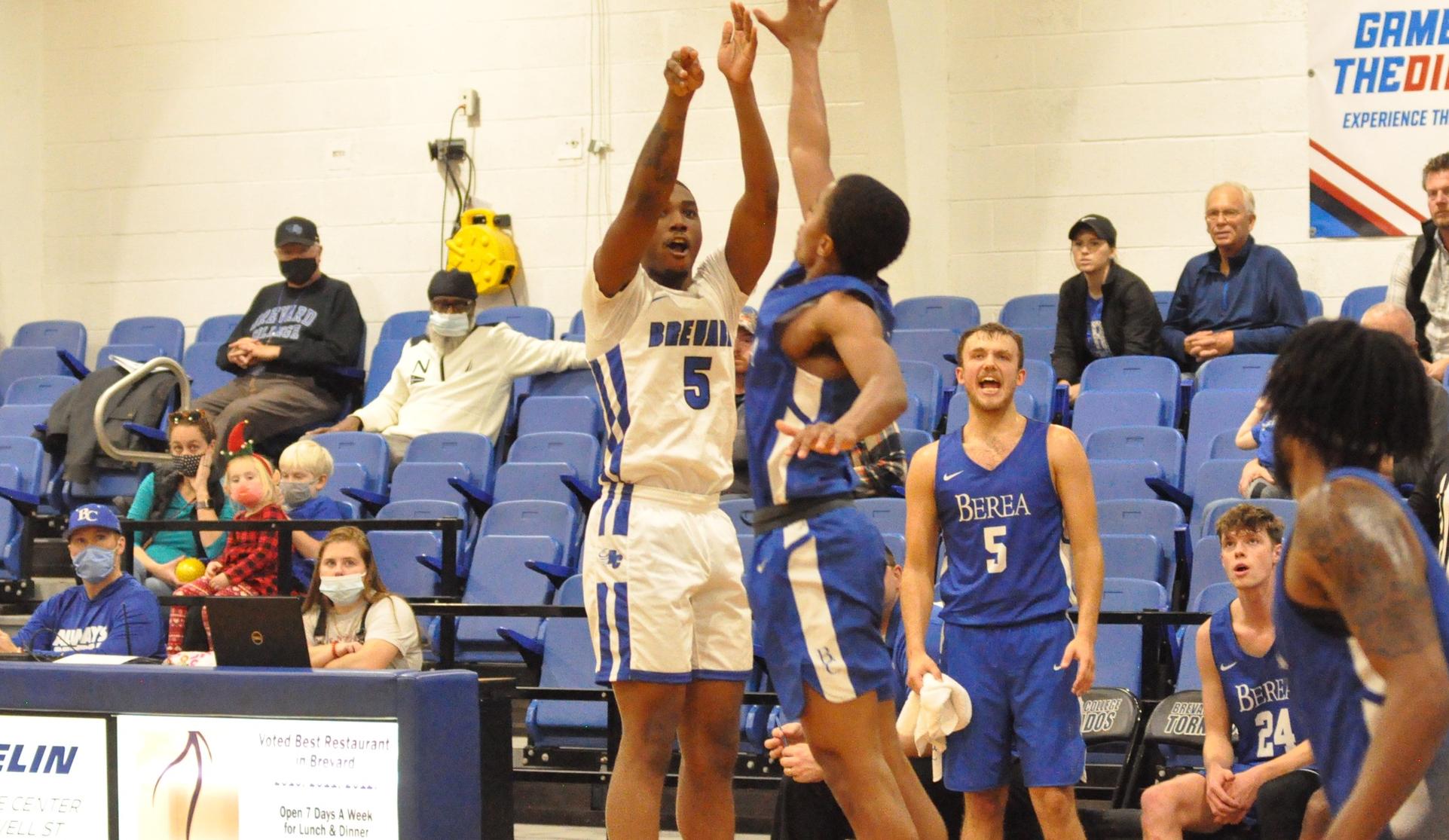 Sophomore LB Boyette scored a career-high 31 points as Brevard claimed a double-overtime thriller over Berea, 104-98 (Photo courtesy of Tommy Moss)