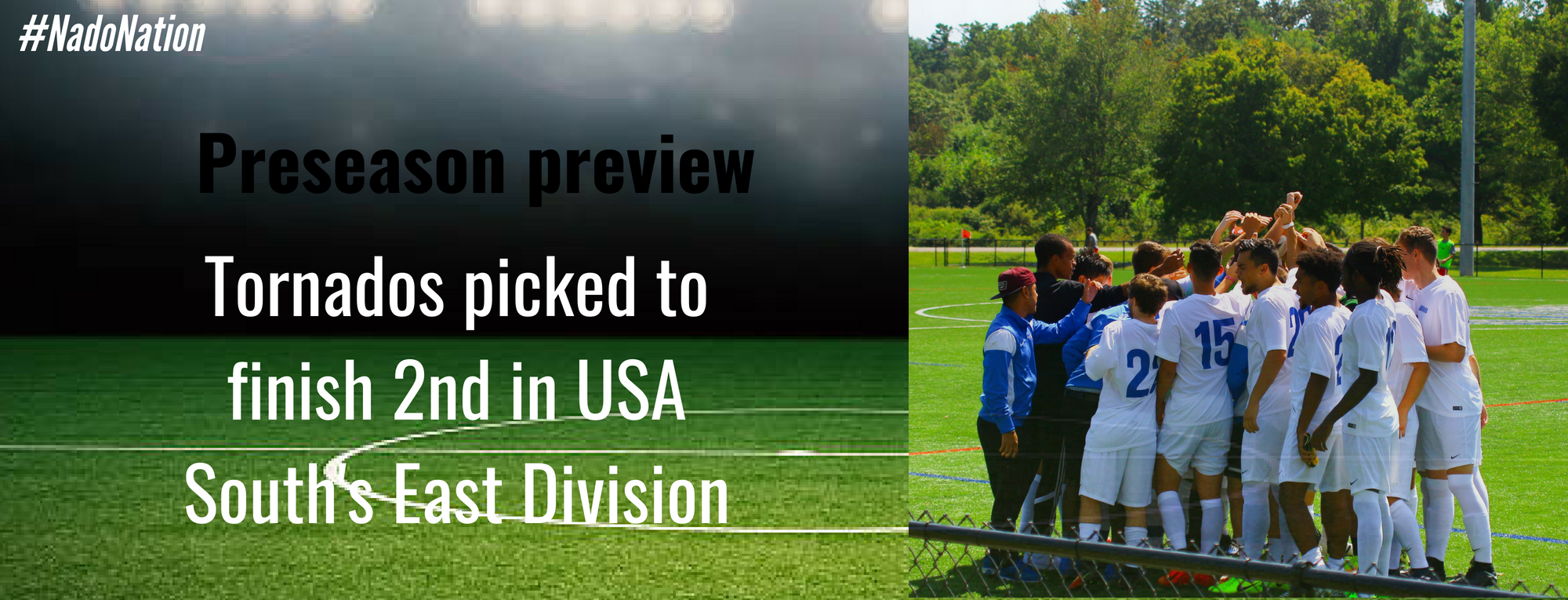 Men’s Soccer Preseason Preview: Tornados tabbed 2nd in USA South West Division poll
