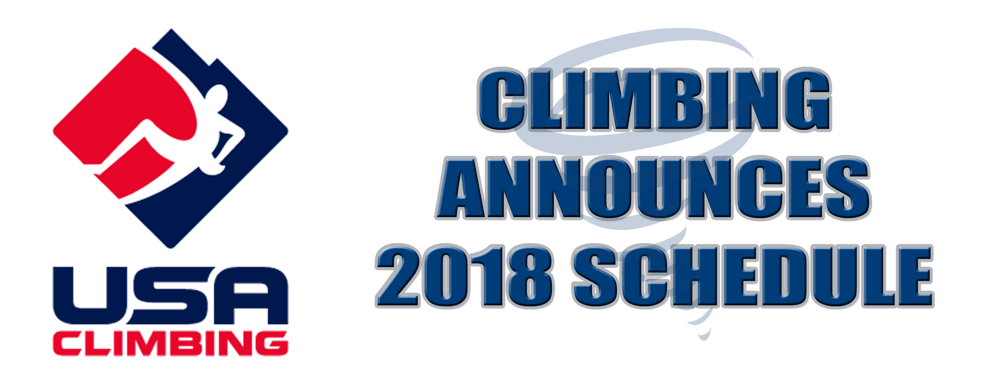 Rock climbing announces 2017-18 slate