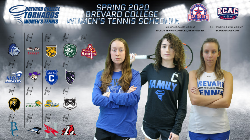 Brevard College Women’s Tennis Sets 2020 Spring Schedule