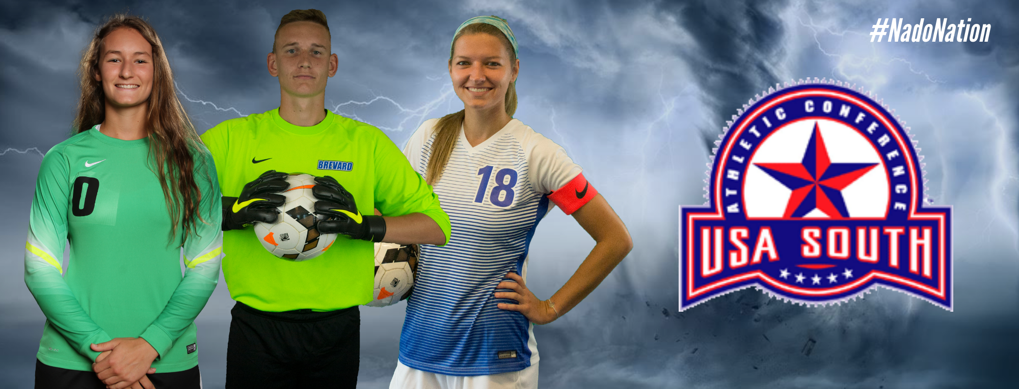 Hughes, Weatherall, and Hall Awarded Weekly USA South Honors