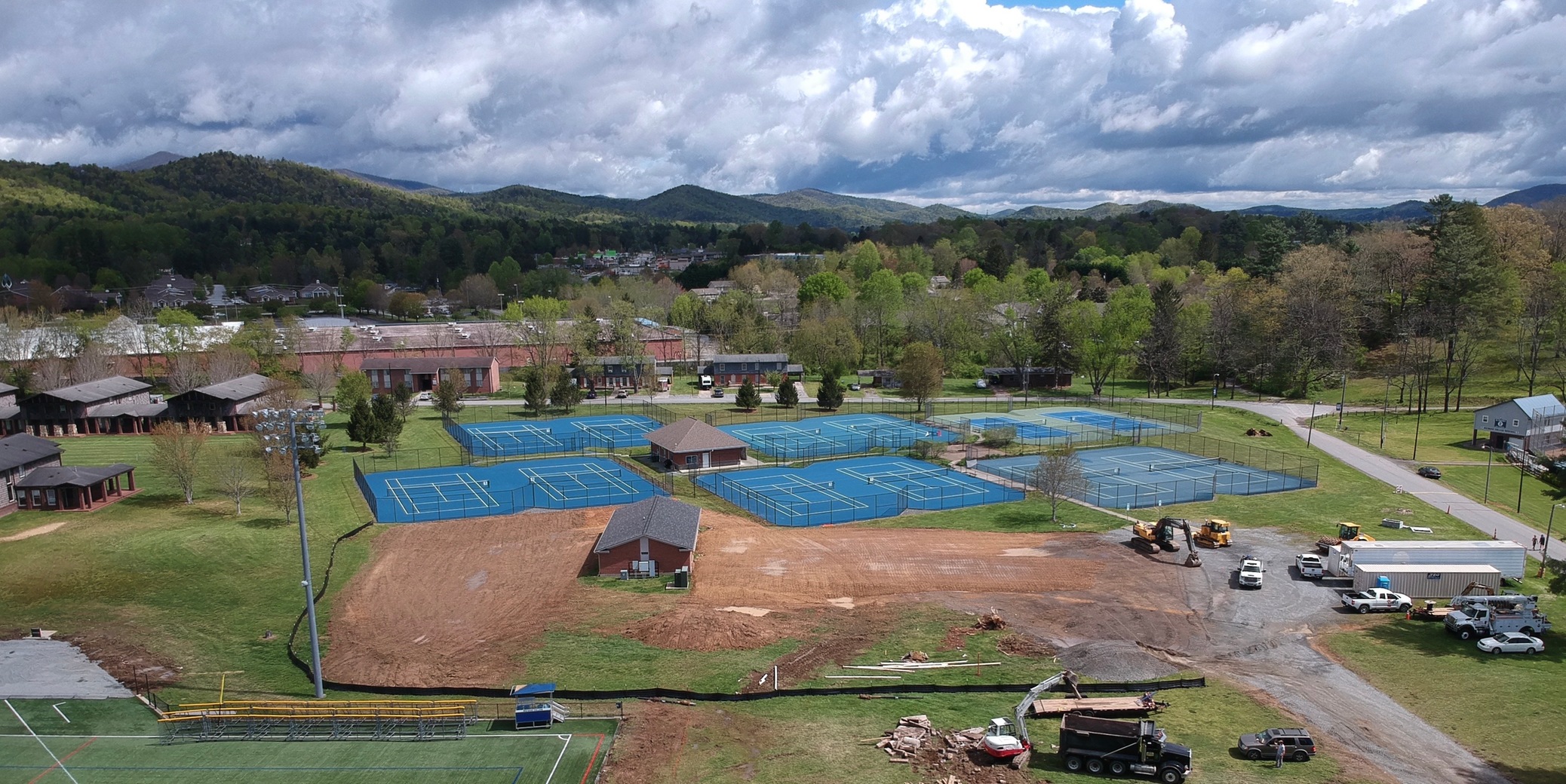 Construction Underway for Brevard College Athletics Field House