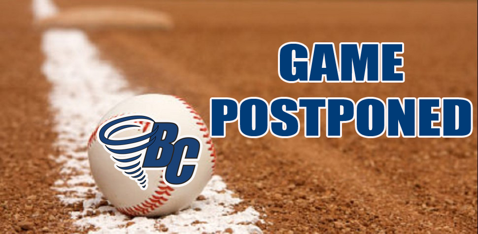 Wednesday's Baseball Game Postponed