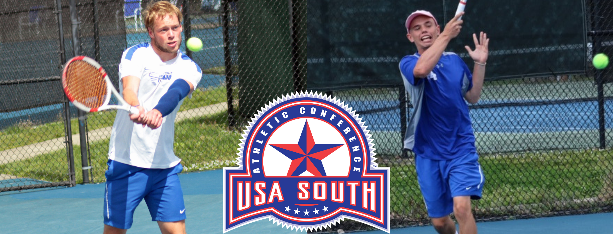 Tim Hengst and Tyler Frazee Sweep USA South Men’s Tennis Weekly Awards