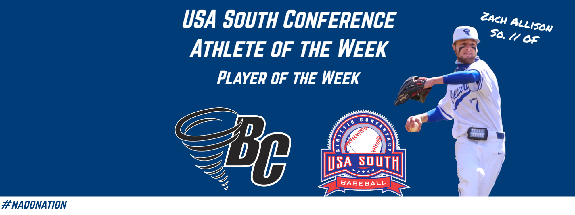 Allison Named Conference Player of the Week Following Big Performance