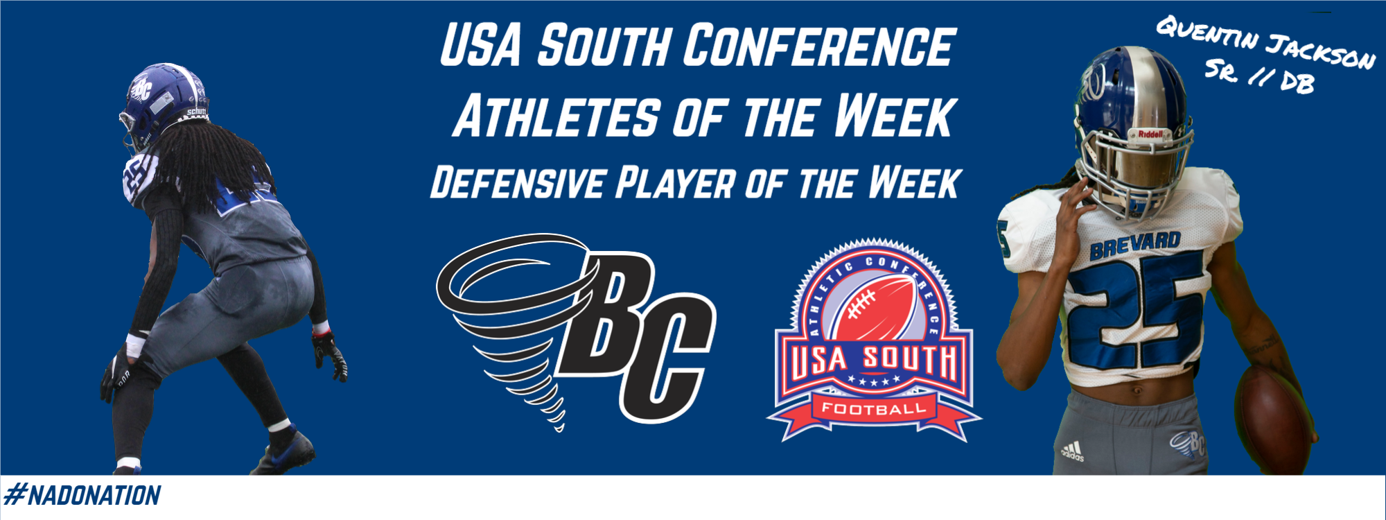 Jackson Picked as USA South’s Defensive Player of the Week