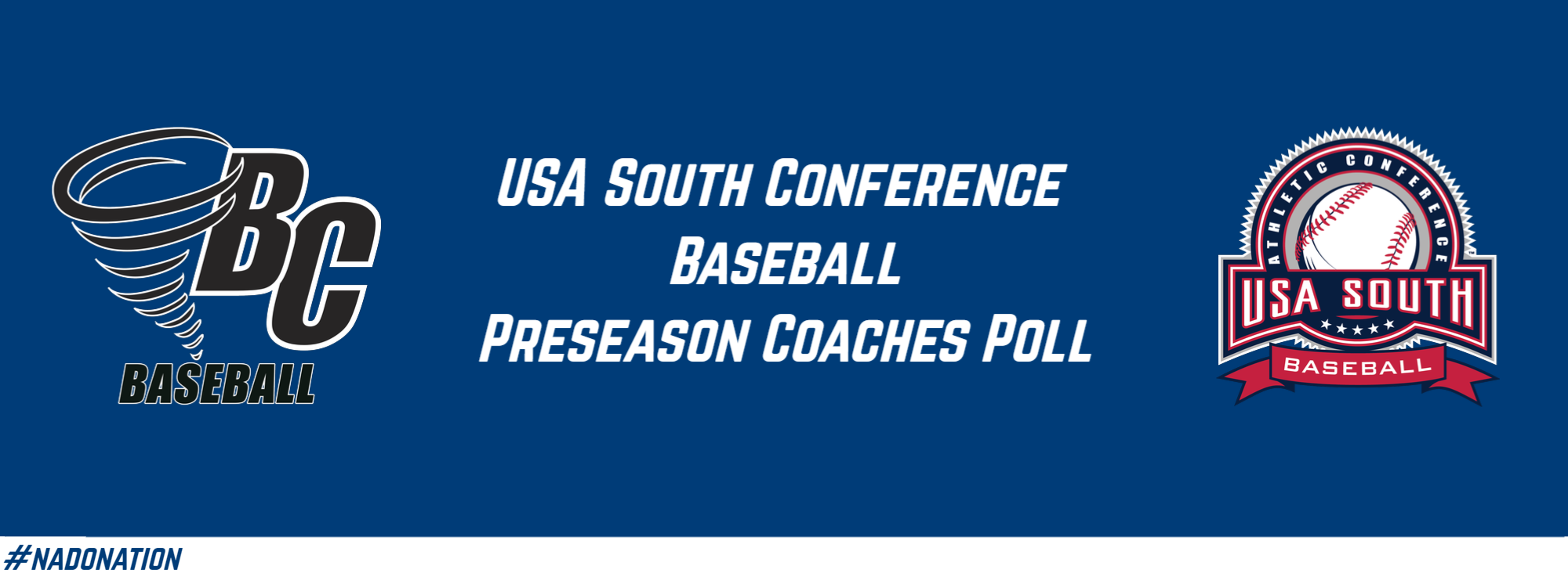 Coaches Pick Brevard College Baseball Sixth in USA South Preseason Poll