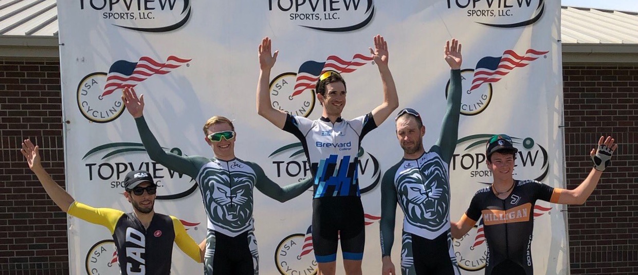 Big Weekend on the Podium for Brevard College Cycling at the Tiger Town Omnium