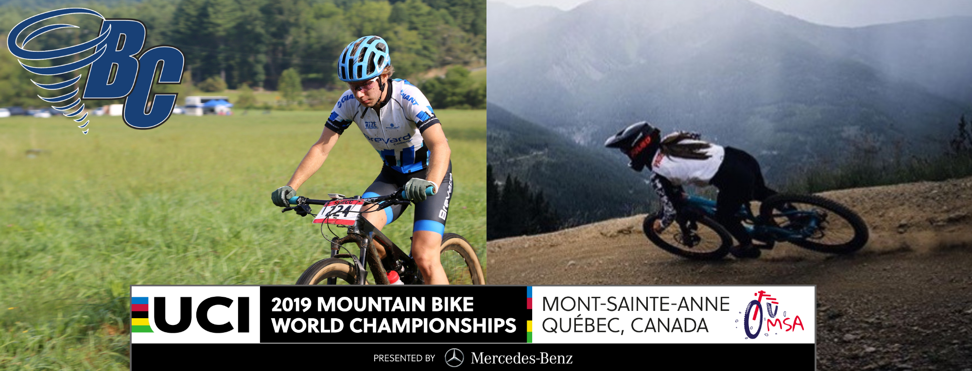 Orschel, Pageau of Brevard College to Compete at Mountain Bike World Championships
