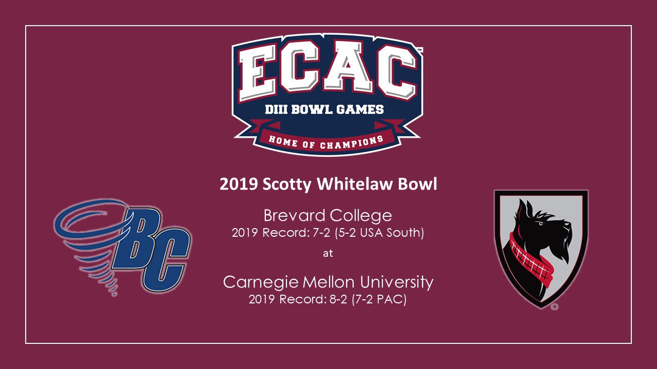 Tornados Go Bowling! Brevard College to Play in Scotty Whitelaw Bowl in Pittsburgh