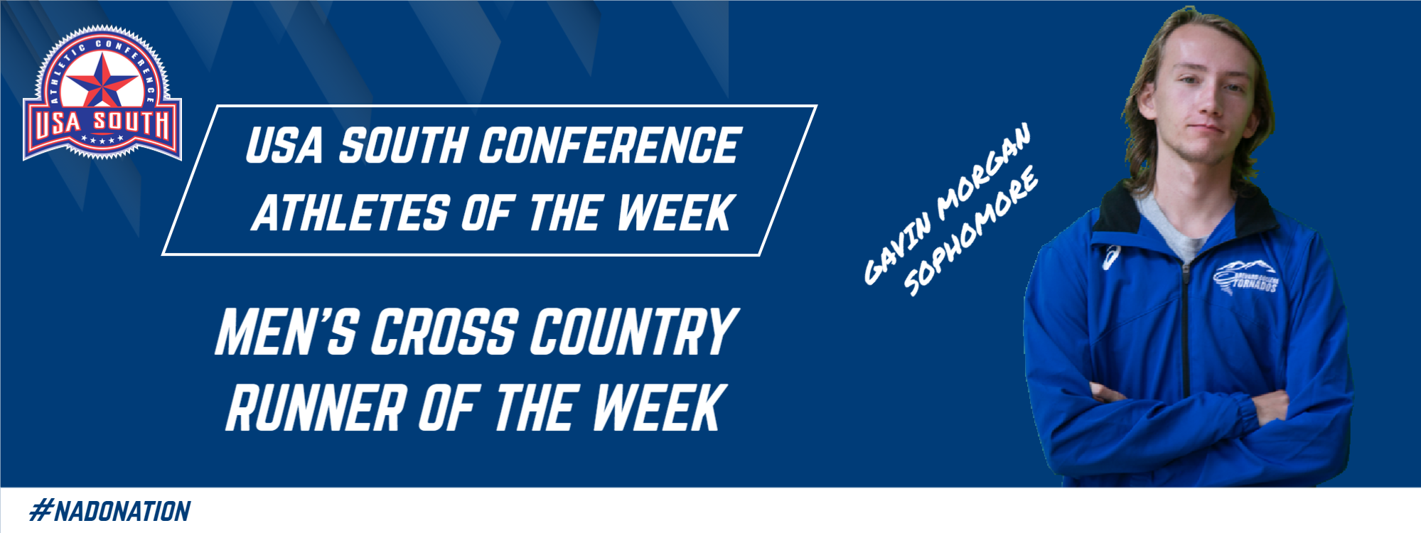 Gavin Morgan Claims USA South Conference Cross Country Runner of the Week Honor
