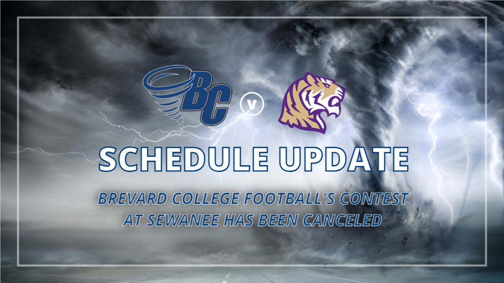 Brevard College Football's Game at Sewanee Canceled