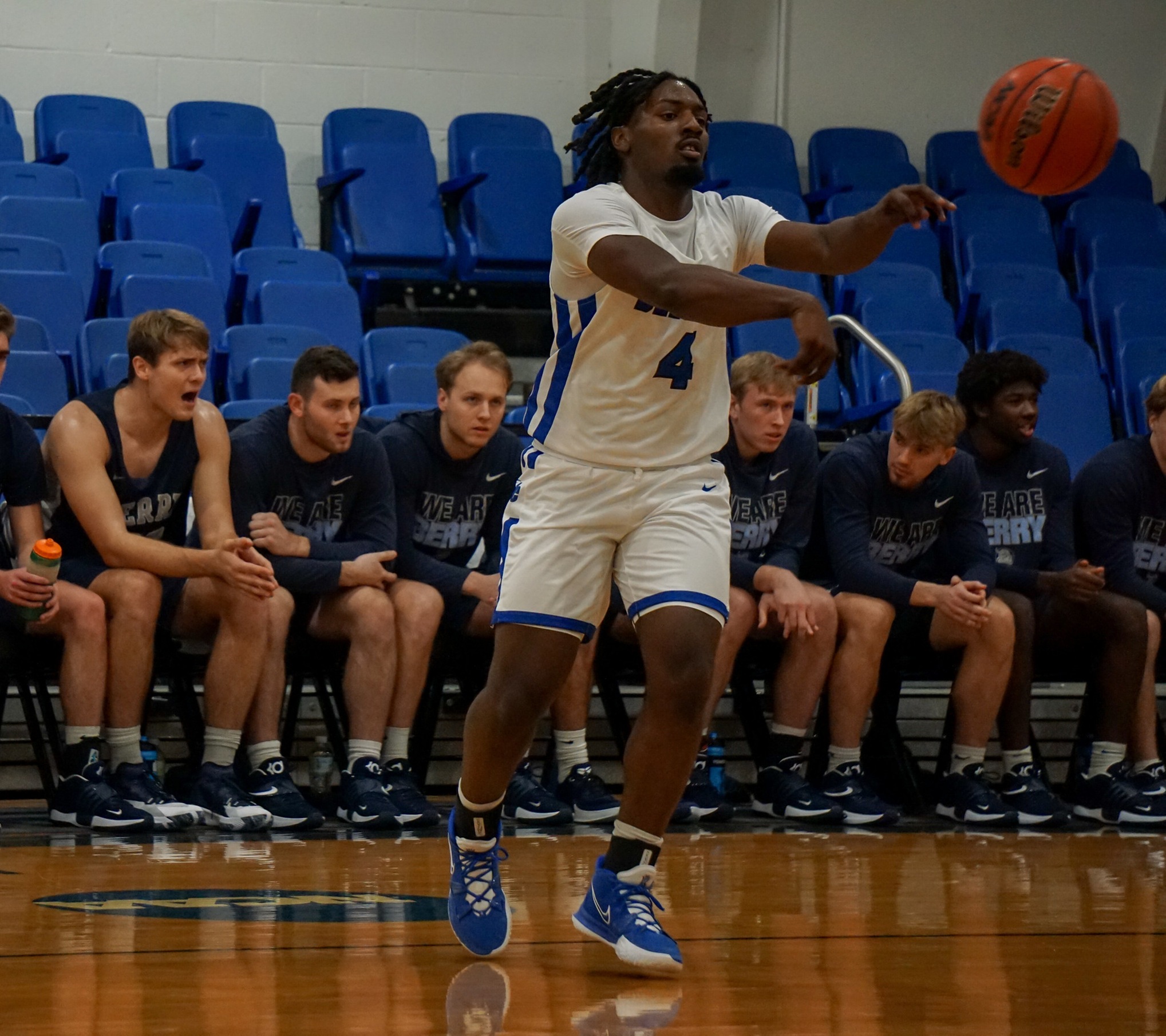 Quincy Carter scored a career-high 17 points to lead the Tornado offense at Sewanee (Photo courtesy of Damon Hewitt '23)