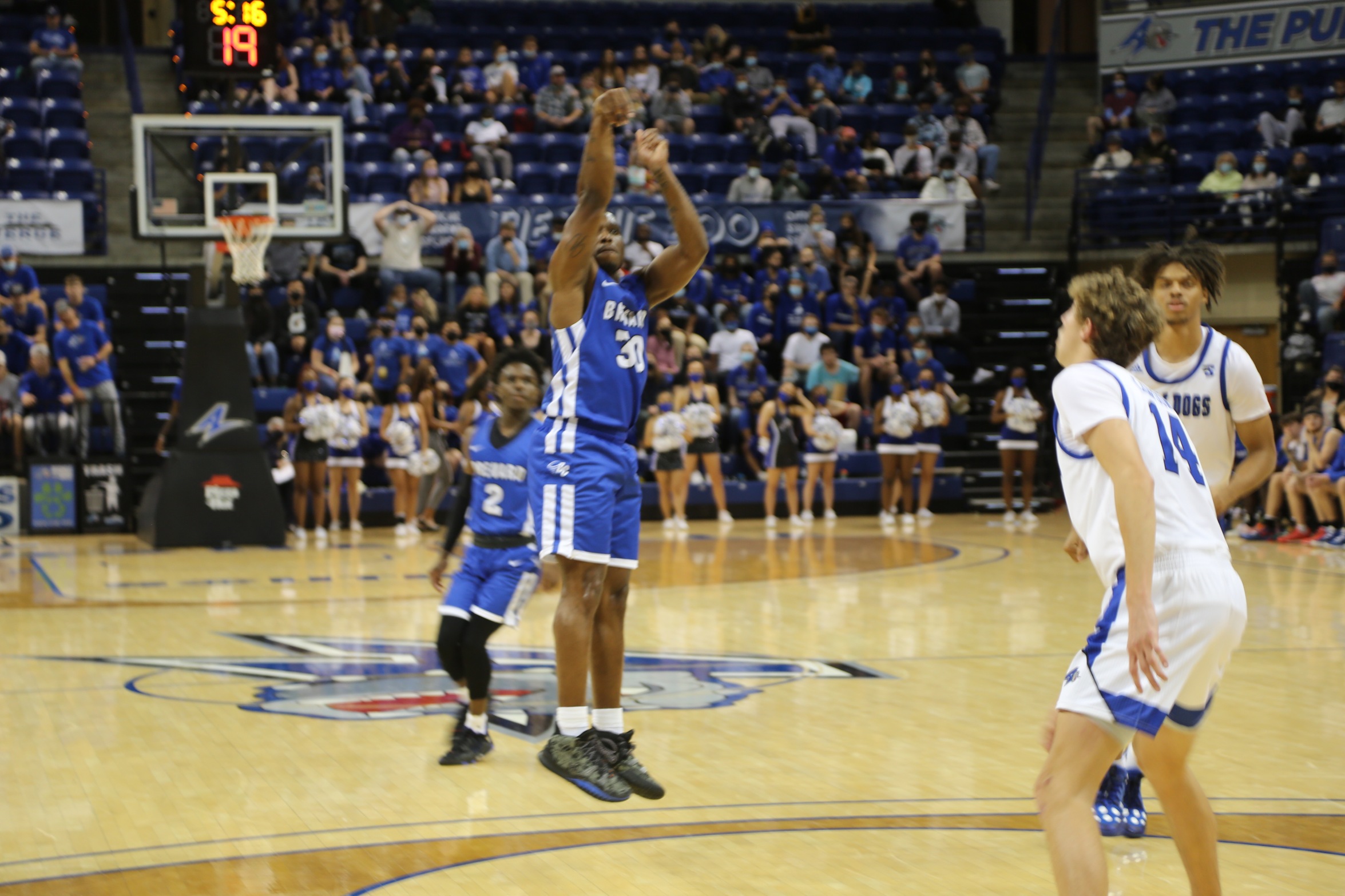 Chancey Watson tied for the team lead in points (11) and led all Tornados with six rebounds at UNCA