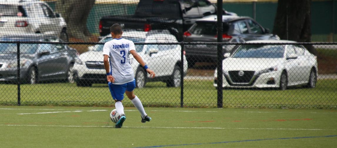 Freshman forward Vinicius Giannaccini tallied a brace for his first two goals of his collegiate career (Courtesy of Thom Kennedy '21).