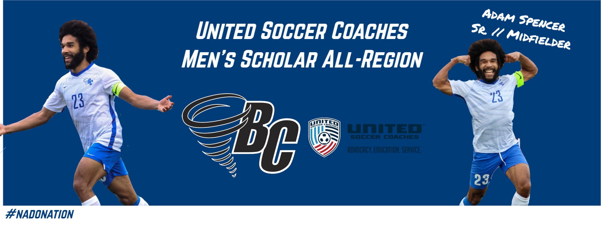 Spencer Selected as All-Region Men’s Scholar by United Soccer Coaches