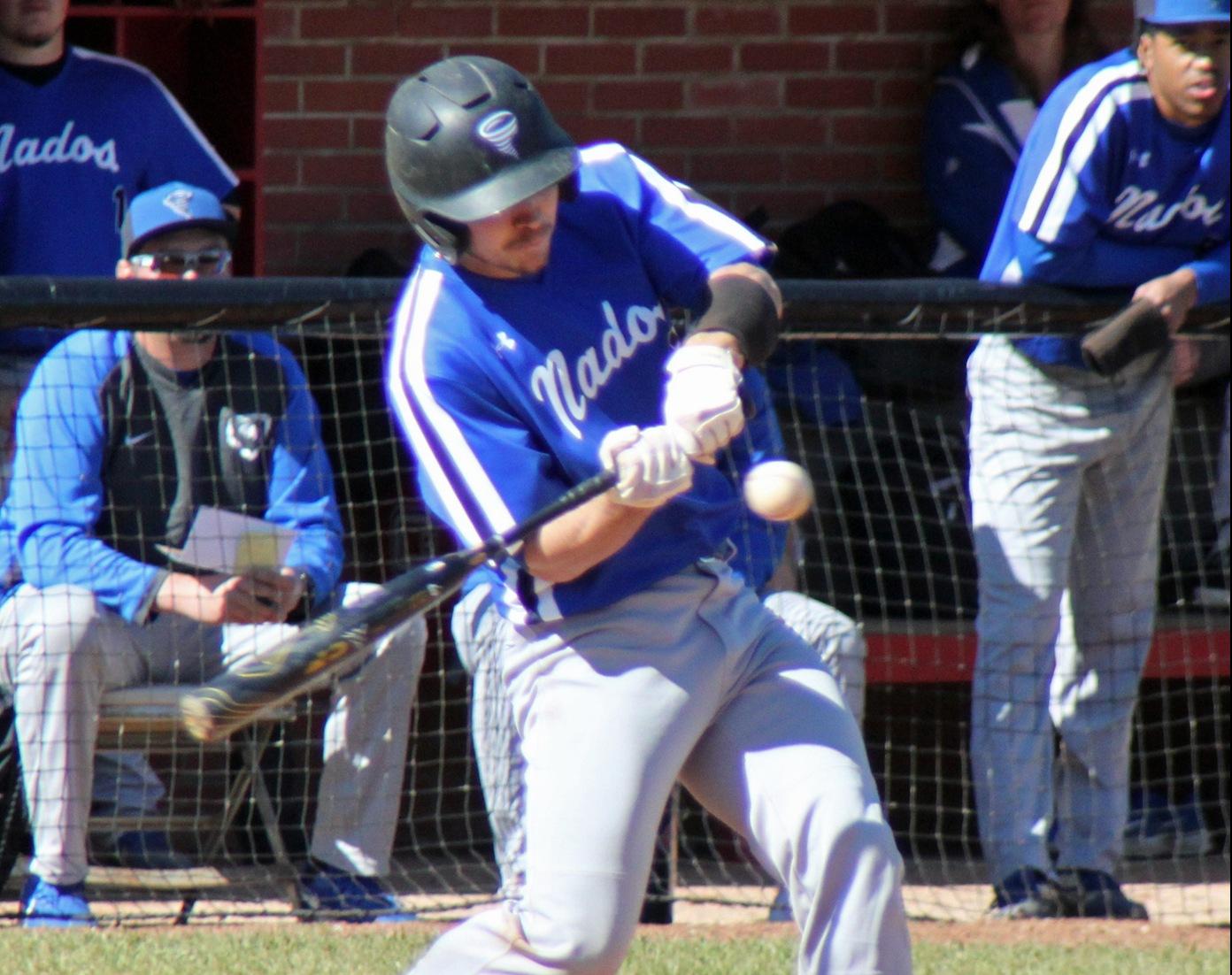 Christian Ezzell put together a career day in BC's second win of 2020, going 4-for-5 at the plate with five RBI's and a two-run homer (Photo courtesy of Judy Victory).