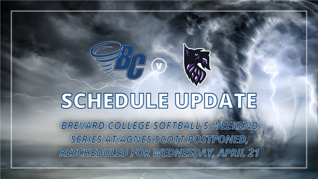 Softball Road Series at Agnes Scott Postponed Due to Inclement Weather, Rescheduled for Wednesday, April 21