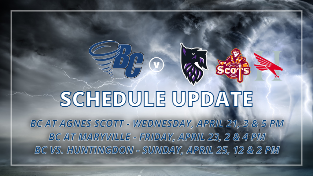 Softball Announces Schedule Adjustments in Final Week of Regular Season