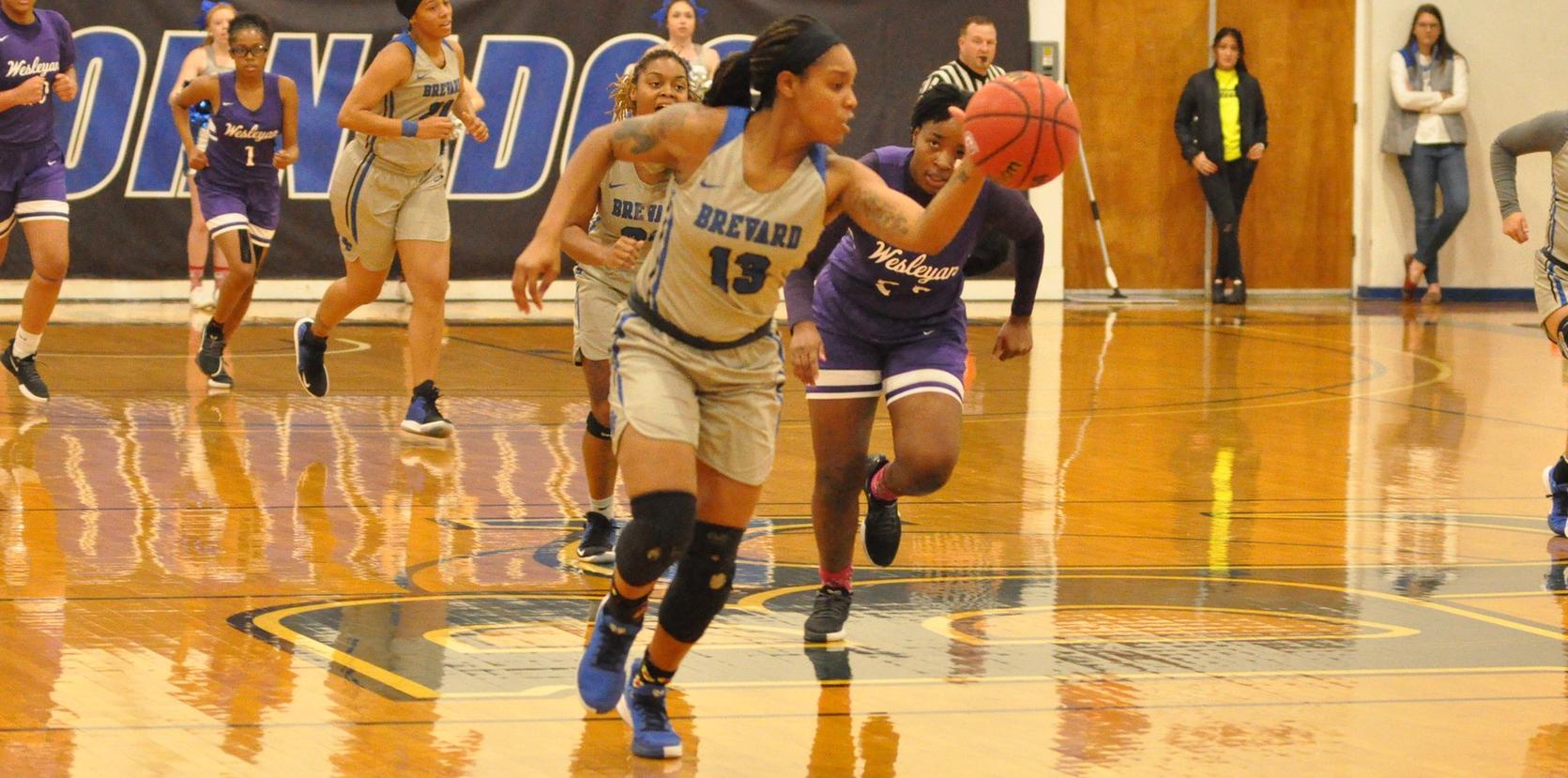 Destiny Williams totaled 10 points, five rebounds, and two blocks vs. NCAA DI Wofford (Photo courtesy of Tommy Moss).