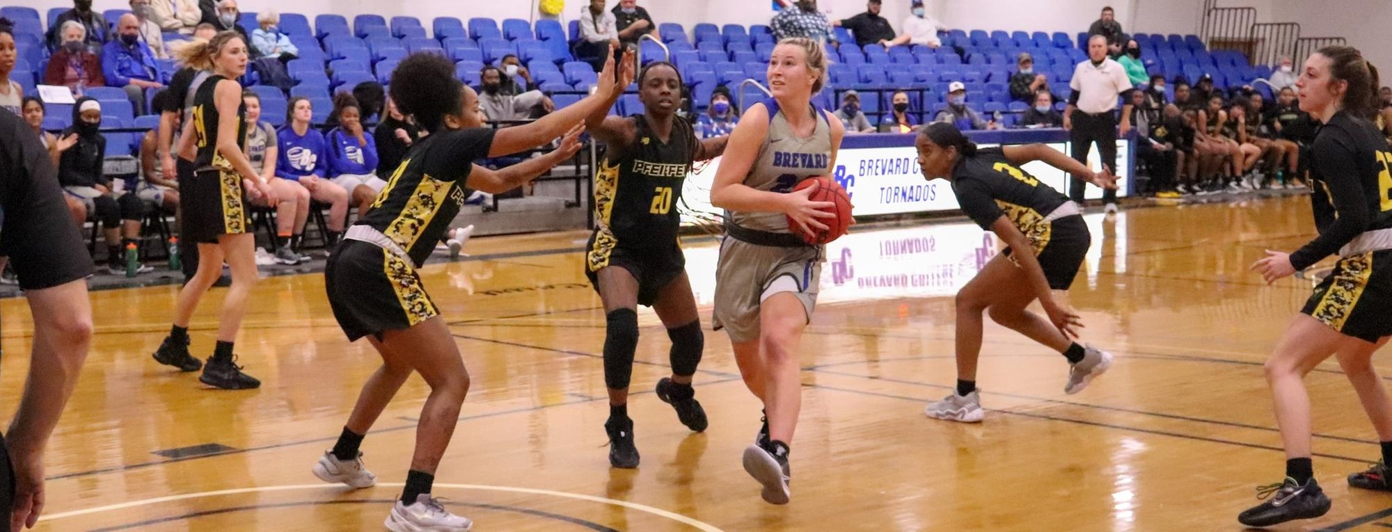 Miller and Parkins Tally Double-Doubles as Tornados Take 67-49 Win in Season-Opener