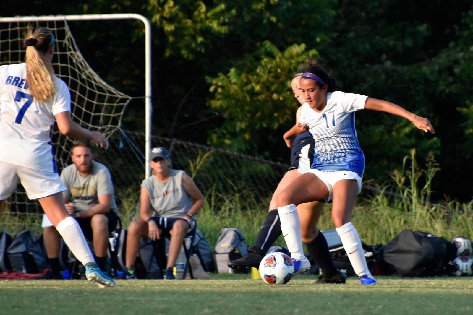 Freshman midfielder Brianna Link's game-winning golden goal in overtime pushes the Tornados past the Wildcats (Courtesy of John Innis).