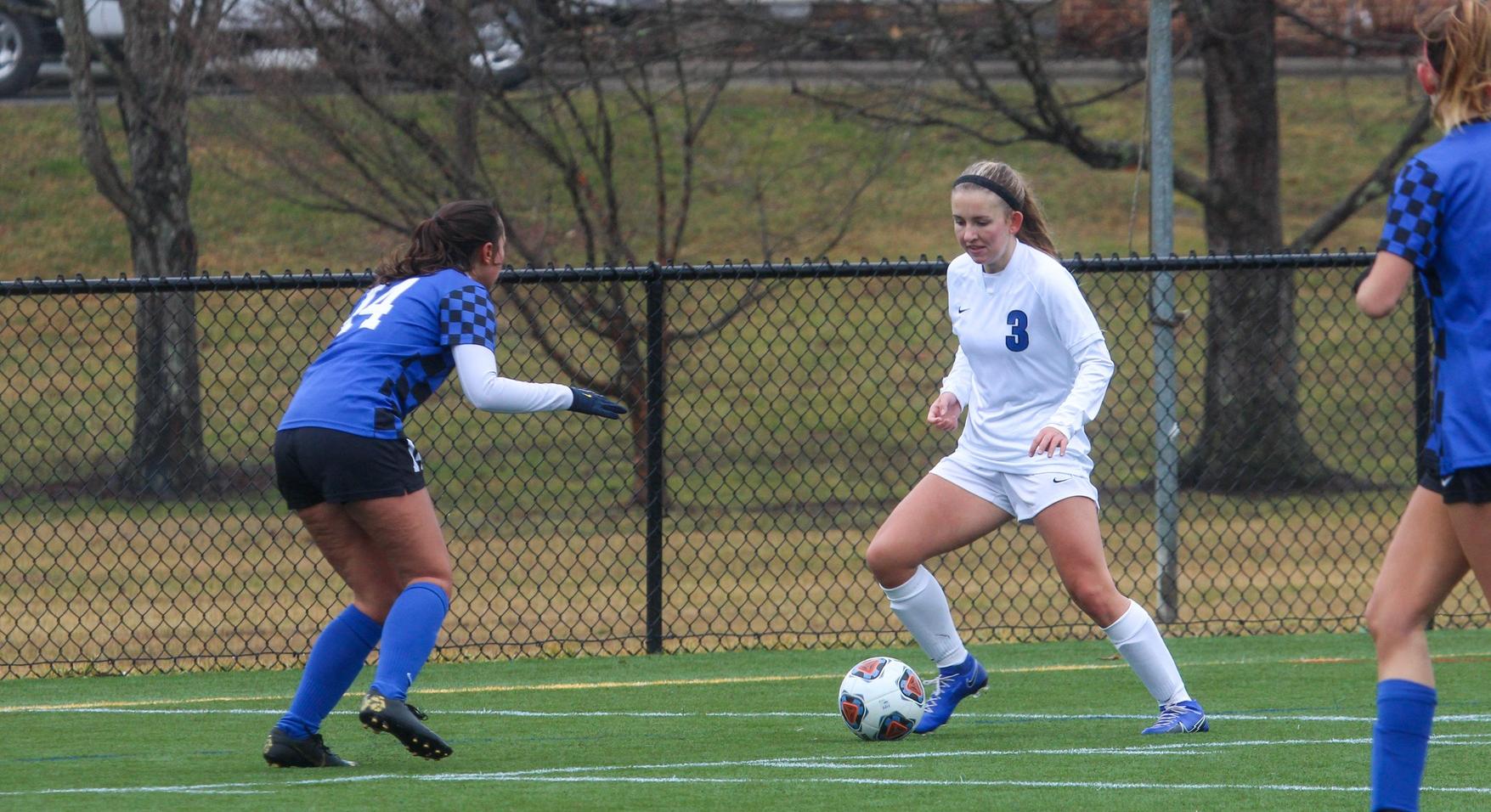 Royster scored the eventual game-winner in the 56th minute to push Brevard past Huntingdon and book BC's trip to the USA South West Division Tournament (Photo courtesy of Brianna Rodibaugh '24).