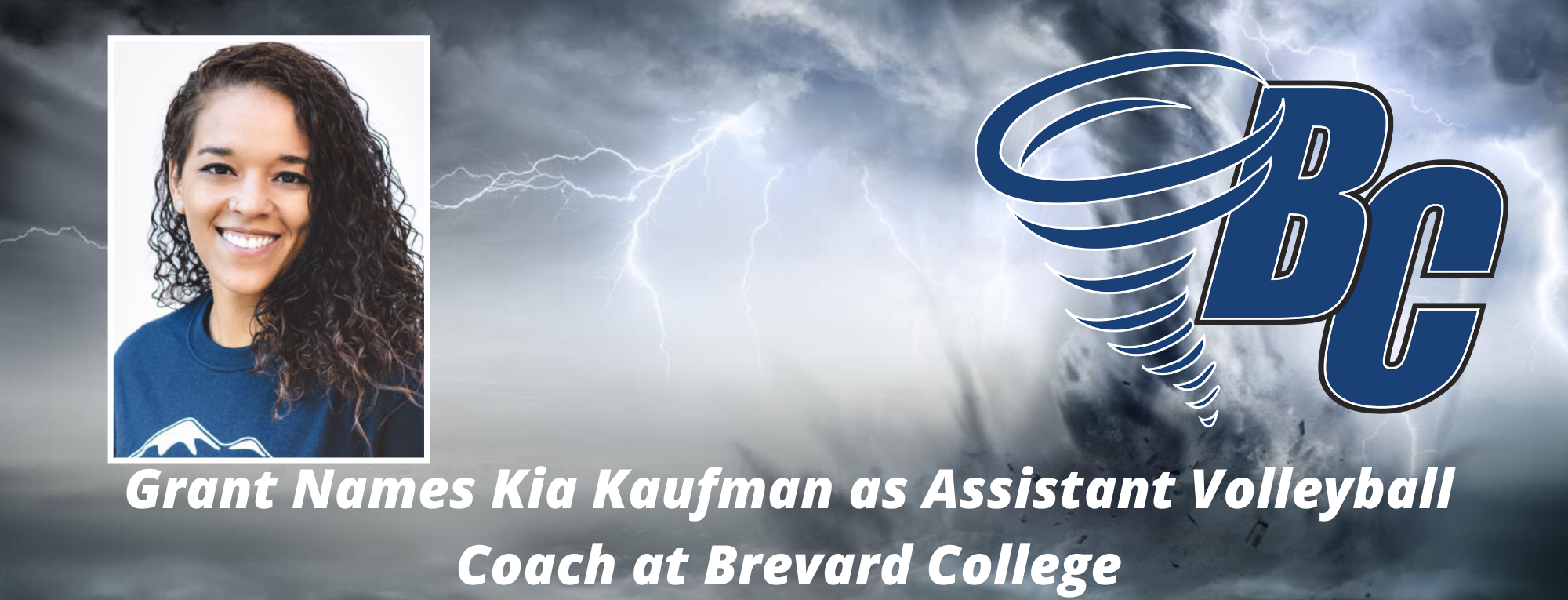 Grant Names Kia Kaufman as Assistant Volleyball Coach at Brevard College