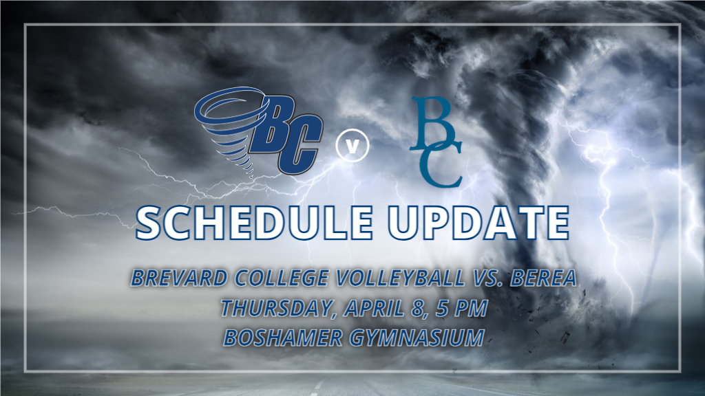BC Volleyball Reschedules Contest vs. Berea; Set for Thursday, April 8 at 5 p.m.