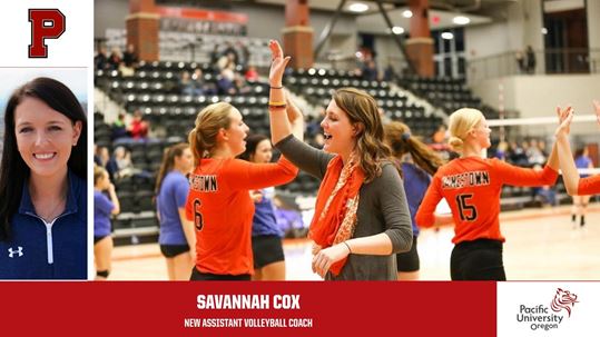 Savannah Cox Named Assistant Volleyball Coach at Pacific University