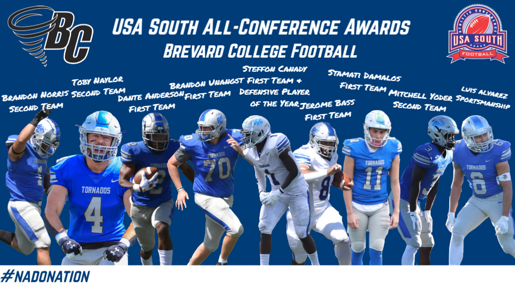 Tornados Rack Up 10 Postseason Awards, Land Five on First Team; Canady Named USA South Defensive Player of the Year
