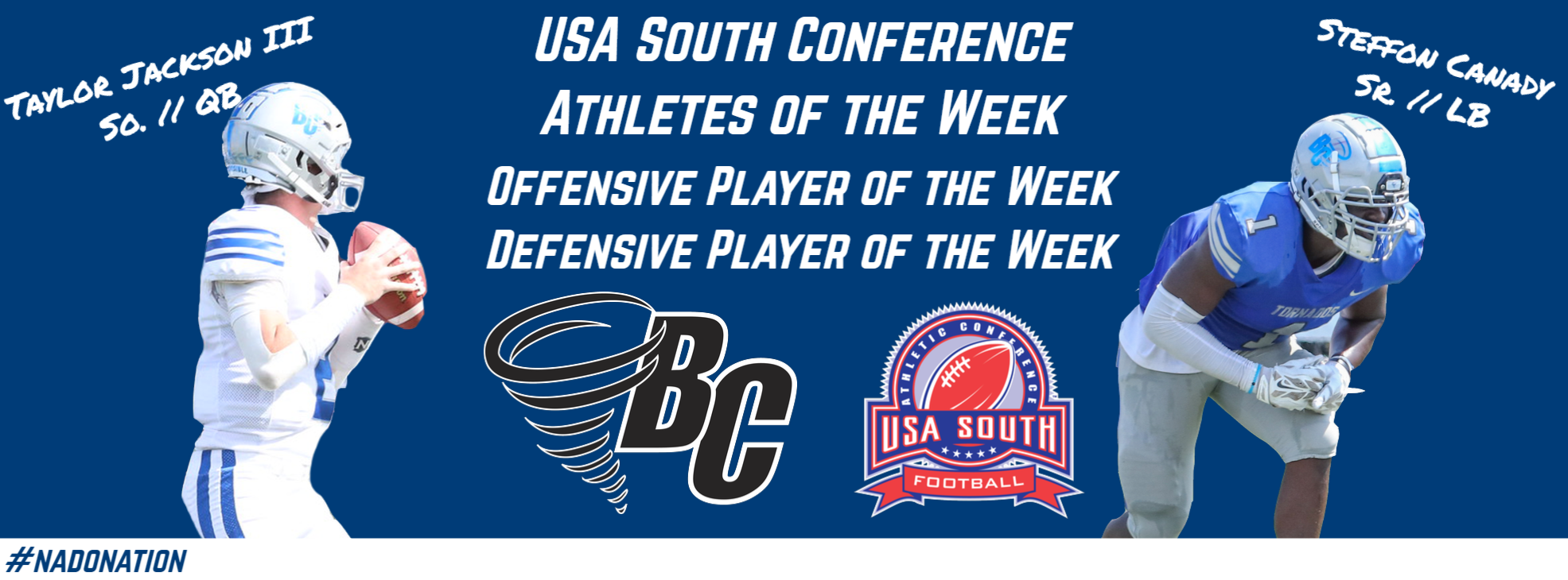 Canady, Jackson III Take Home Conference Player of the Week Honors