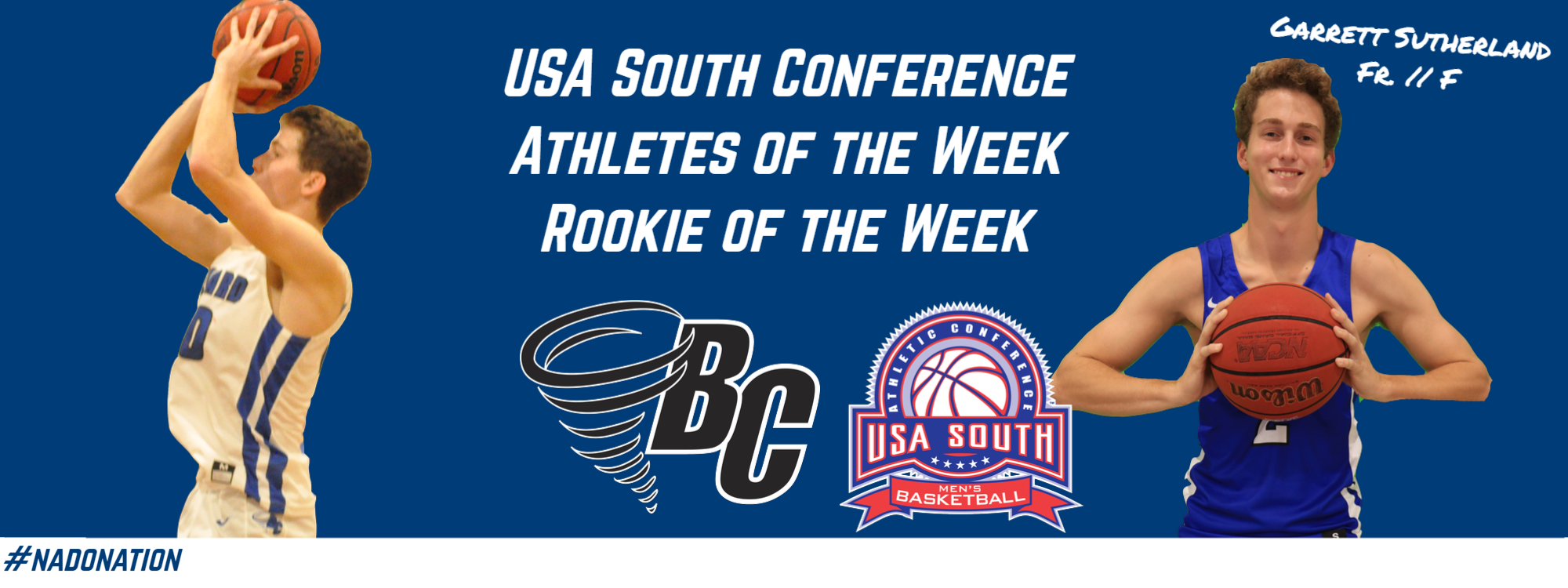 Sutherland Named USA South’s Rookie of the Week