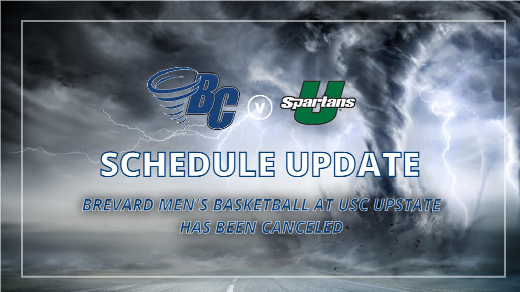 Brevard Men's Basketball Exhibition at USC Upstate Canceled