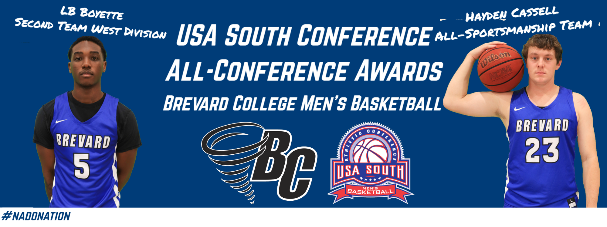 Boyette, Cassell Honored by USA South Conference
