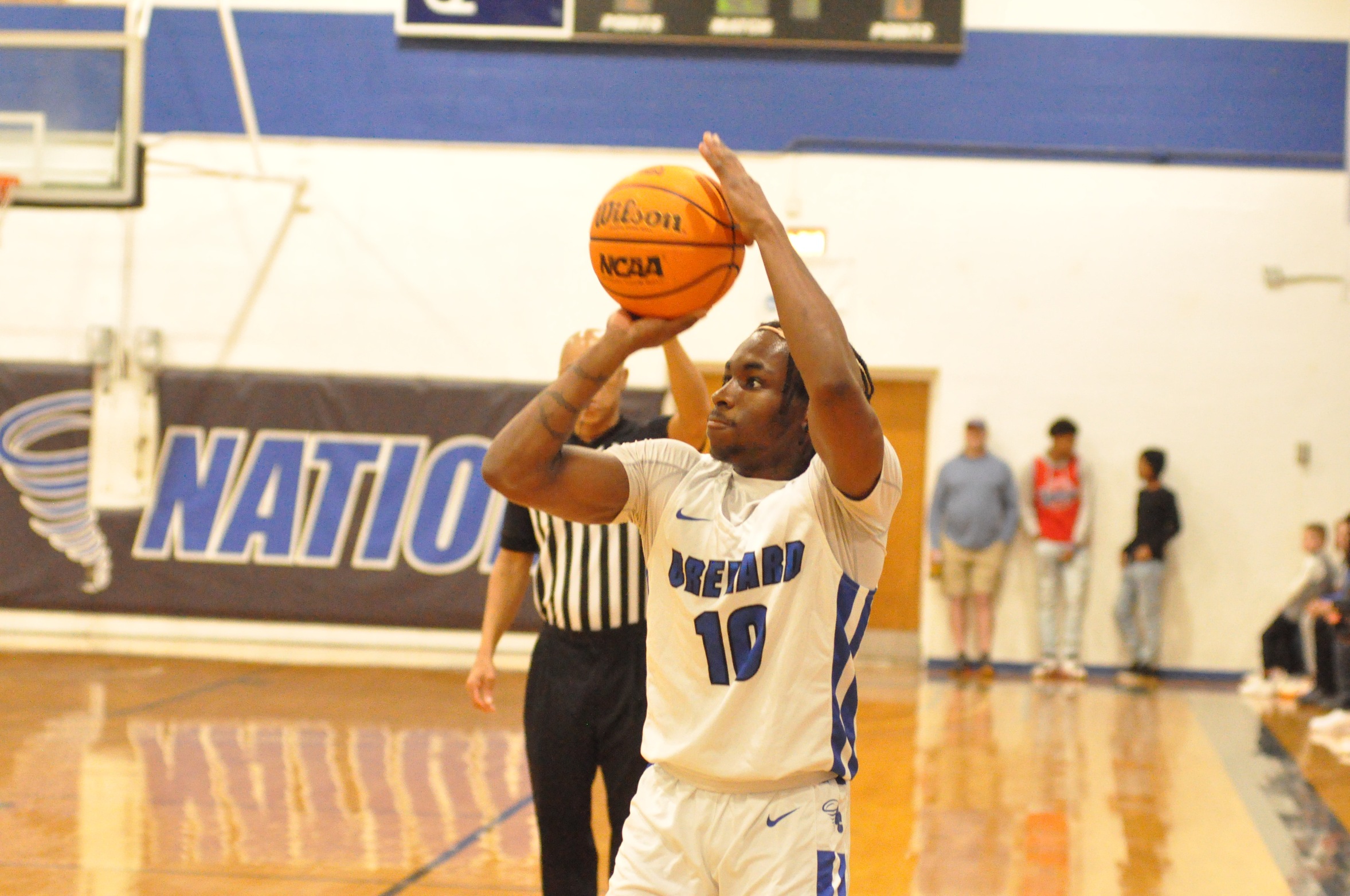 Tornados Hit Season-High 14 Threes, Hold On for Pivotal 77-72 Conference Win