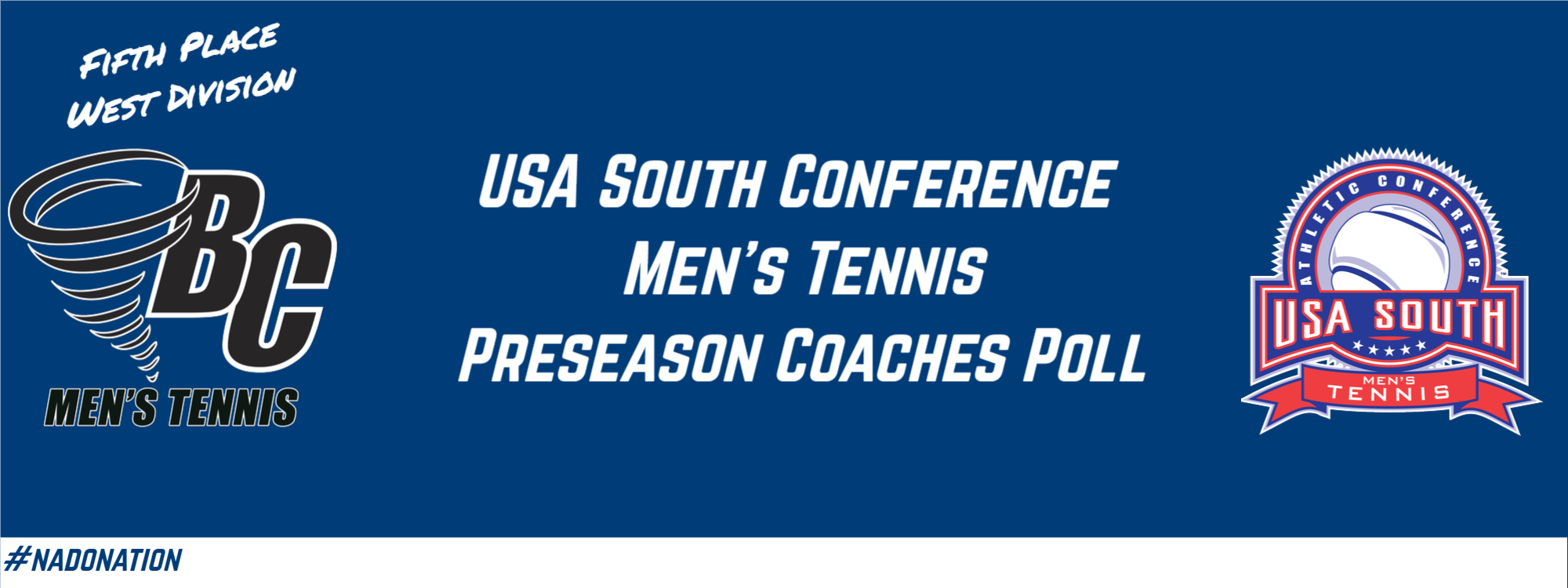 Men’s Tennis Picked Fifth in West Division