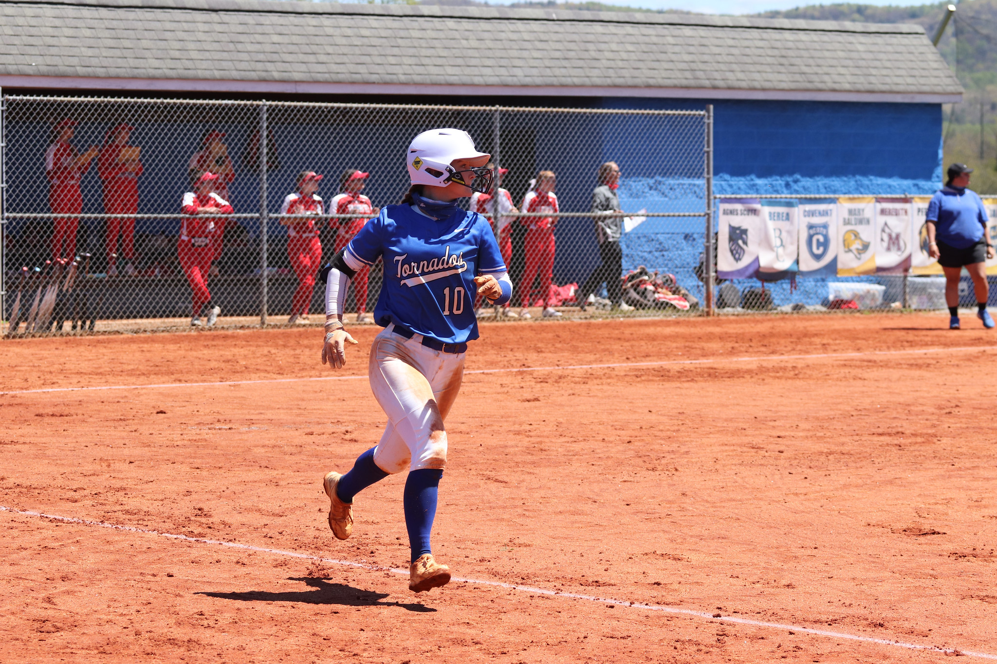 Senior catcher/infielder Taylor Hannah went 4-for-4 to pace BC's offense in game one of a season-opening doubleheader sweep (Photo courtesy of Victoria Brayman '22)
