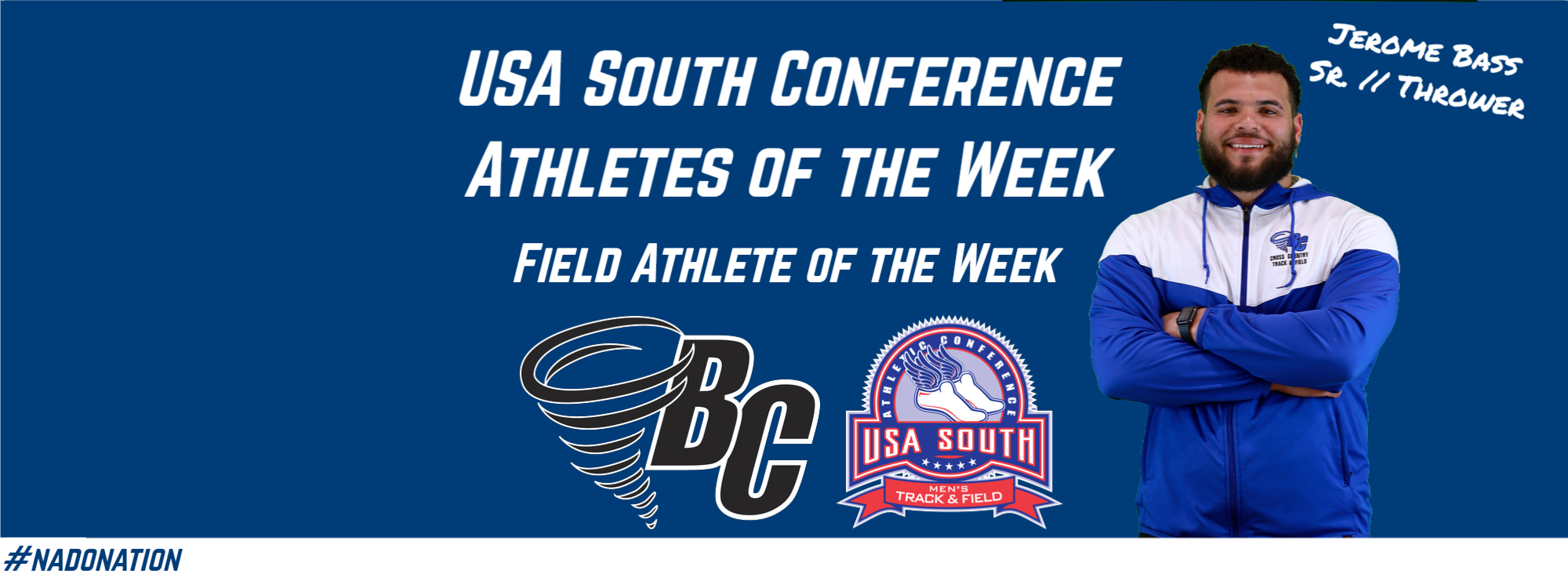 Bass Selected as USA South Field Athlete of the Week after Steller Showing at LR Bear Invitational