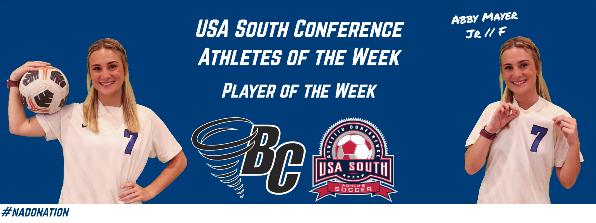 Mayer Collects USA South Player of the Week Honor