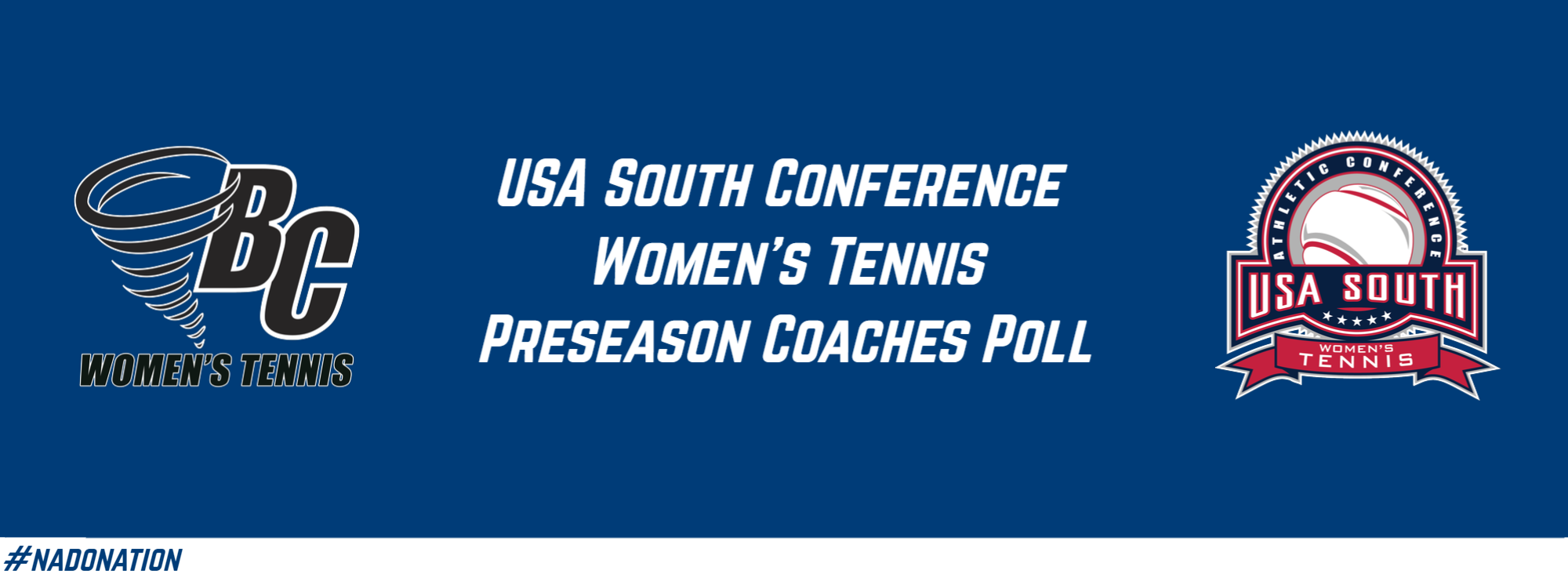 BC Women’s Tennis Placed Fifth in Conference Preseason Poll