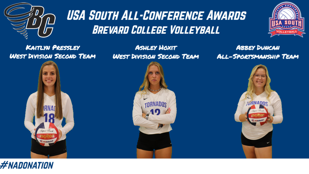 Tornado Volleyball Collects Three Postseason Awards from USA South