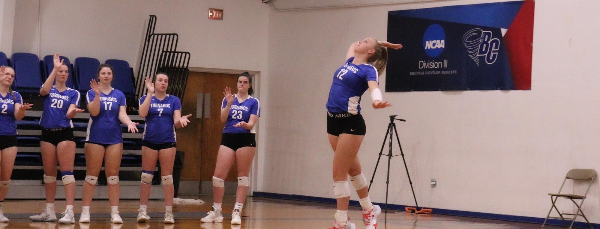 Tornados Win Thrilling 5-Setter at Pfeiffer for First Conference Win