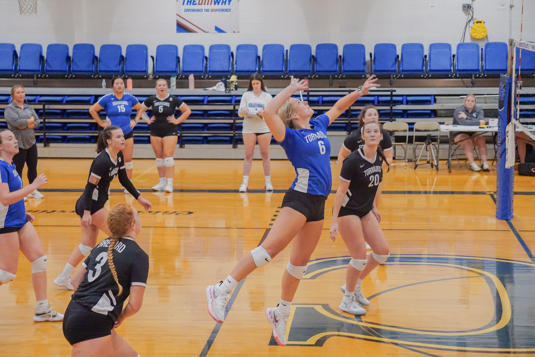 Tornados Fall Twice to Conclude Meredith College Tournament